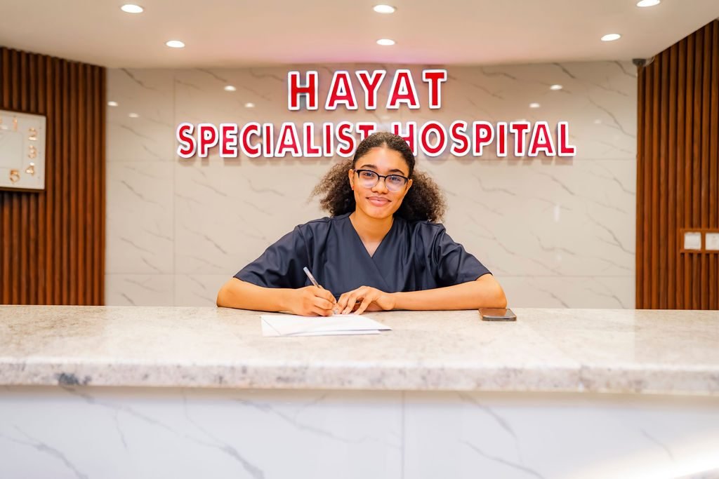 Hayat Specialist Hospital reception